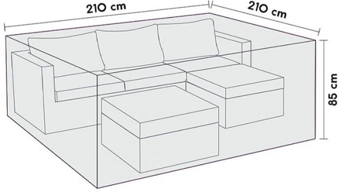 Mööblikate Sensum mööblile 210 x 210 x 85 cm