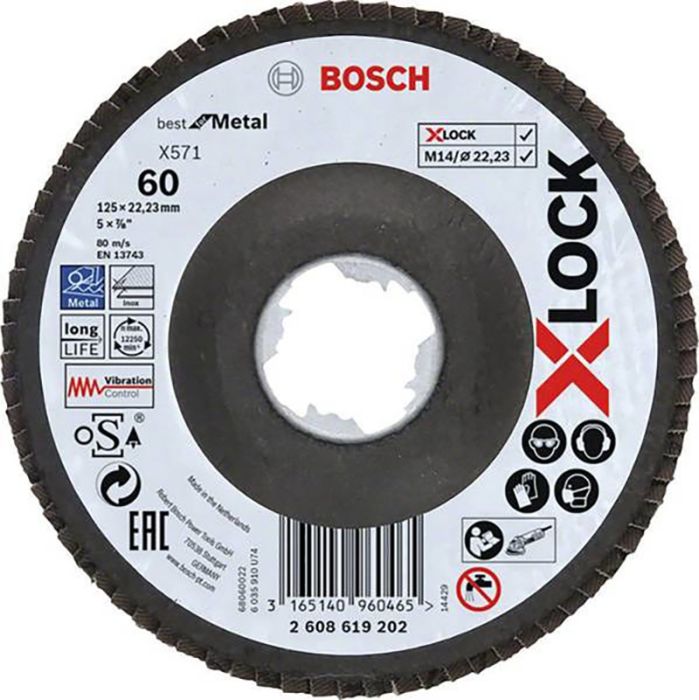 Lihvketas Bosch X-Lock 125 mm K60