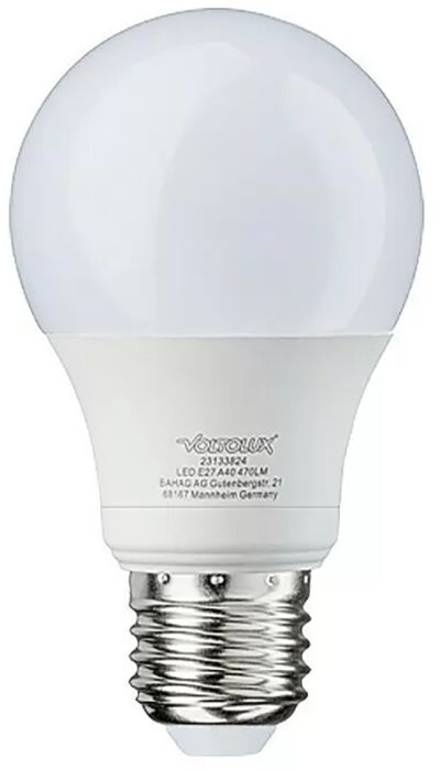 LED-lamp Voltolux A60 470 lm 5,5 W E27 2700 K