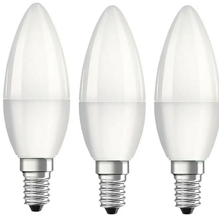 3 LED-lampi Voltolux B37 470 lm 5,5 W E14 2700 K