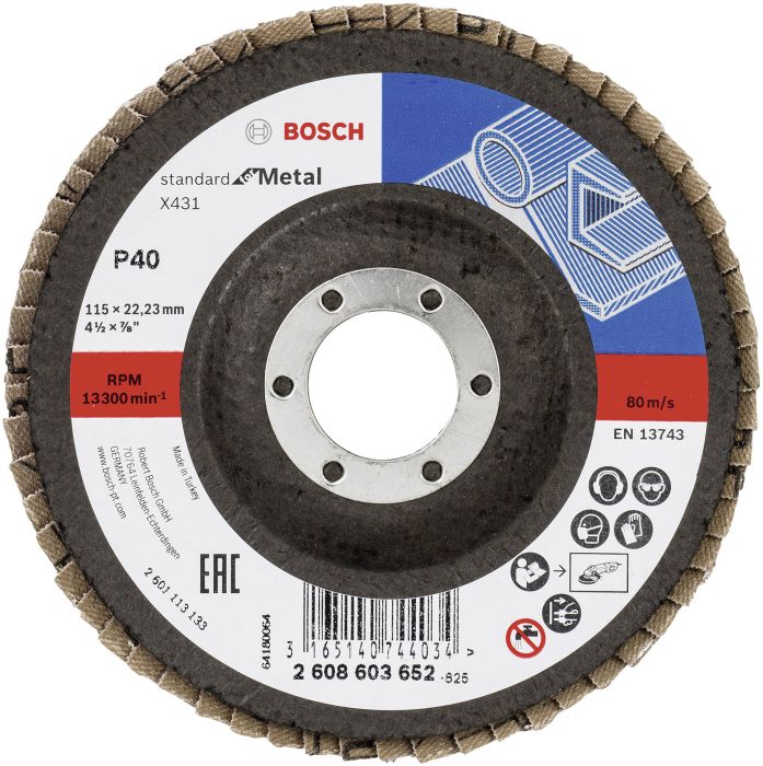 Lihvketas Bosch Standard for metal 115 mm K40