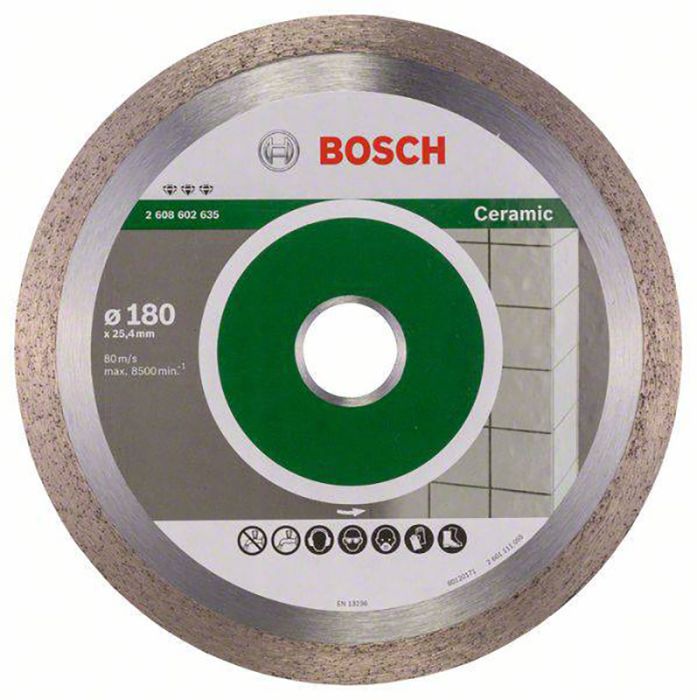Teemantlõikeketas Bosch Best for ceramic 180 mm