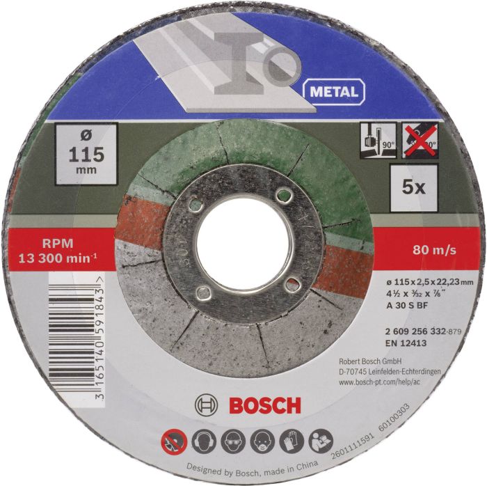 Lõikeketas Bosch 115 x 2,5 mm