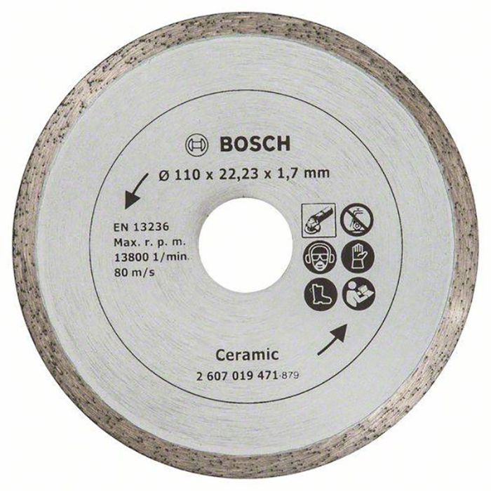 Teemantlõikeketas Bosch 110 x 1,7 mm