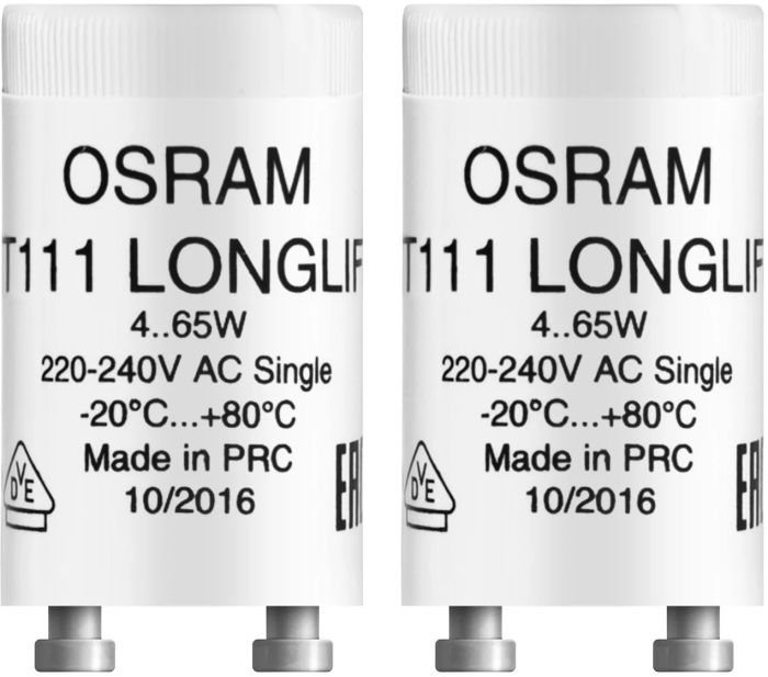 Luminofoorlambi starterid Osram ST 111 Longlife 2 tk