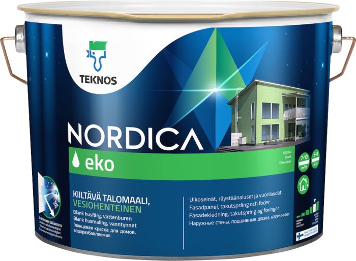Majavärv Teknos Nordica Eko MP3 ainult toonimiseks 9 l