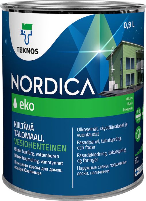Majavärv Teknos Nordica Eko MP3 ainult toonimiseks 0,9 l
