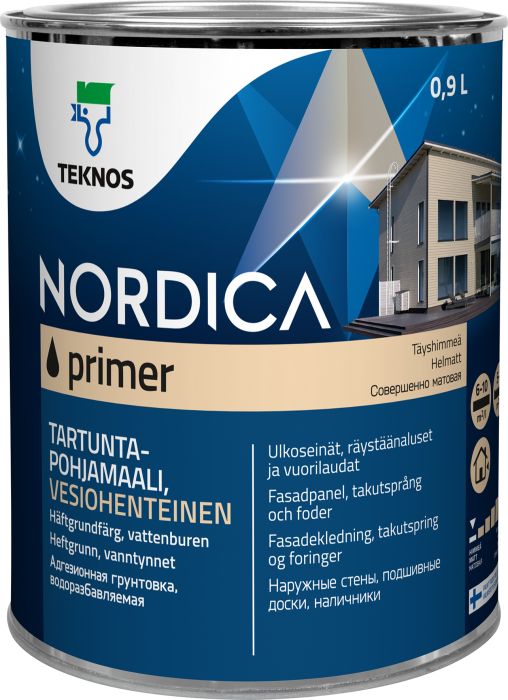 Alküüdkruntvärv Teknos Nordica Primer PM1 valge