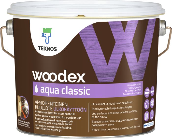 Puidukaitse Teknos Woodex Aqua Classic 2,7 l