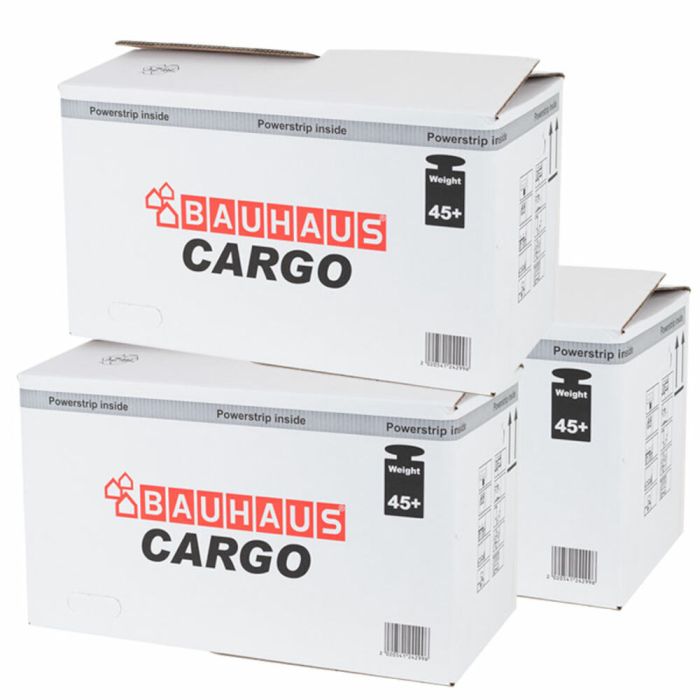 3 pappkasti BAUHAUS Cargo L