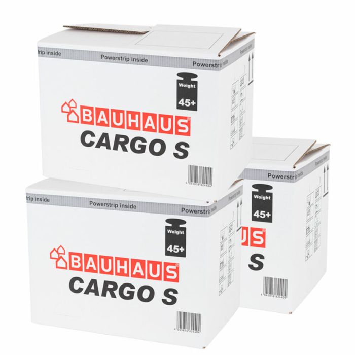 3 pappkasti BAUHAUS Cargo S