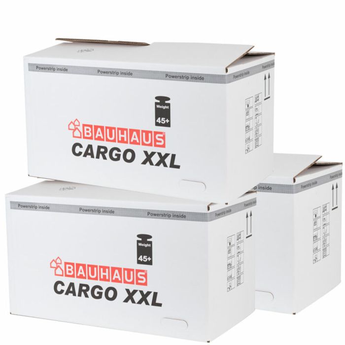 3 pappkasti BAUHAUS Cargo XXL