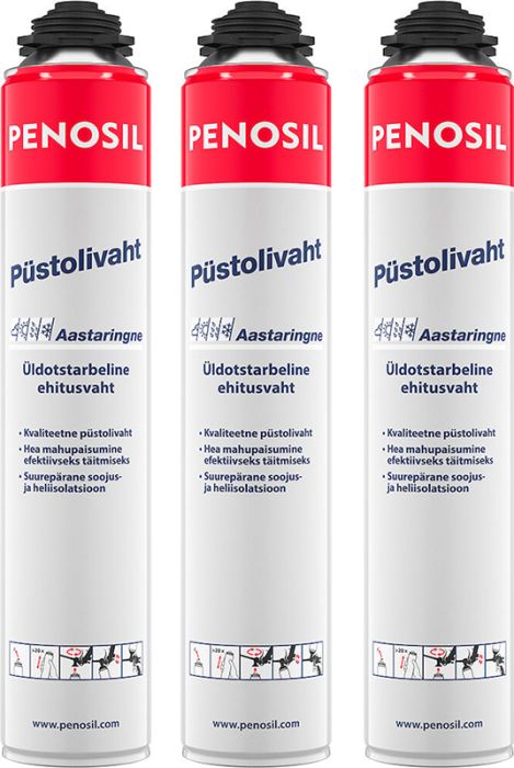 3 püstolivahtu Penosil All Season 750 ml