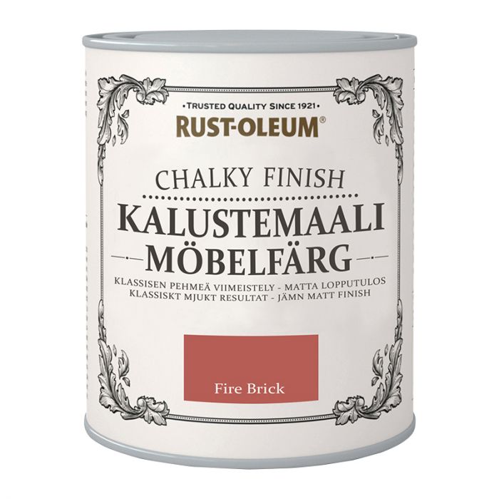Mööblivärv Rust-Oleum Chalky Finish Fire Brick 125 ml