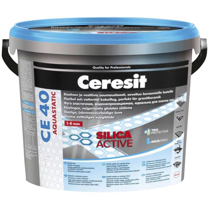 Vuugitäide Ceresit Aquastatic CE 40 5 kg, graphite