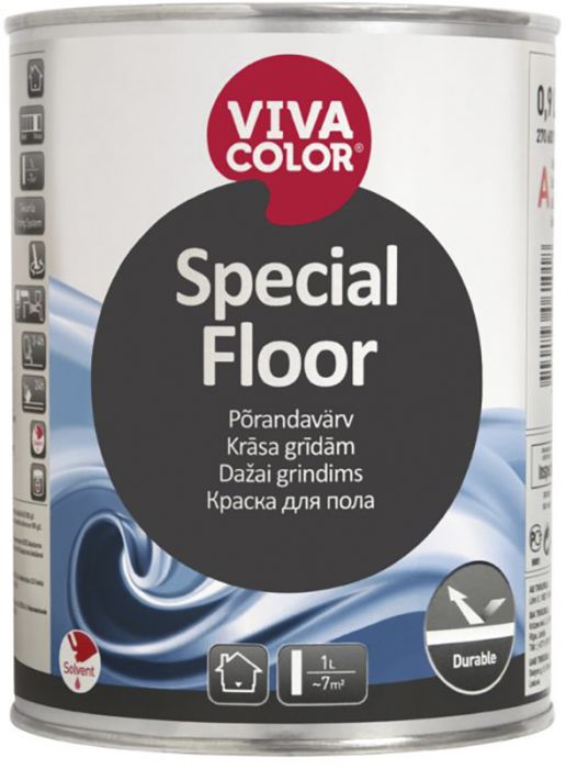 Põrandavärv Vivacolor Special Floor 0,9 l