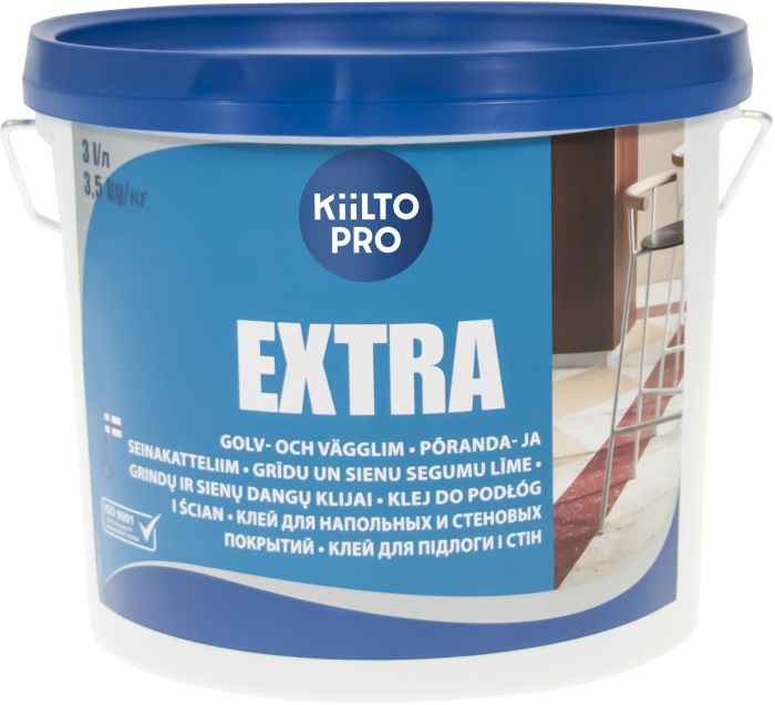 Põranda- ja seinaliim Kiilto Pro Extra 3 l
