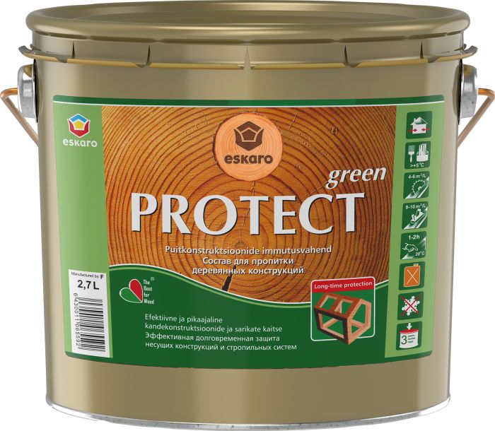 Süvaimmutusvahend Eskaro Protect Green 2,7 l