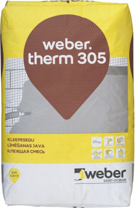 Kleepesegu EPS plaatidele Weber Therm 305 25 kg