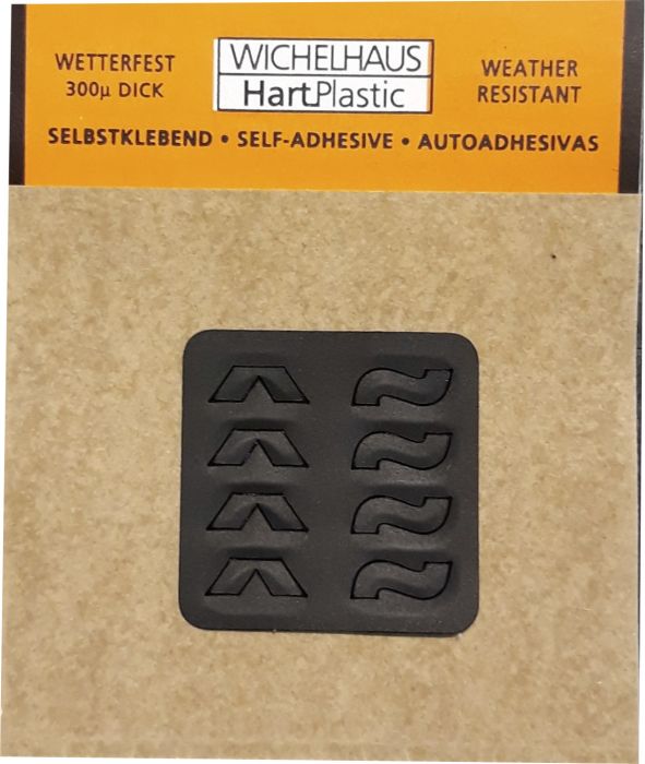 Märgid Wichelhaus HartPlastic must 15 mm