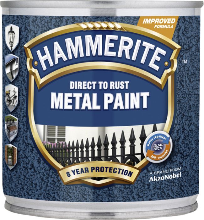 Metallivärv Hammerite Hammered 750 ml, tumeroheline