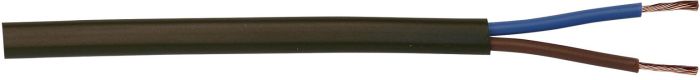 Kummikaabel Kabelexpress H03VVH2-F2x0,75 mm² pruun 5 m
