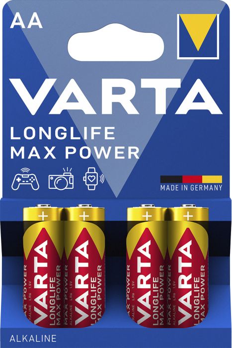 Patareid Varta Max Tech 1,5 V AA/LR6, 4 tk