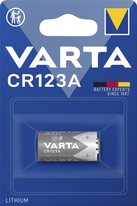 Patarei Varta Professional Lithium CR123A 1430 mAh 3 V