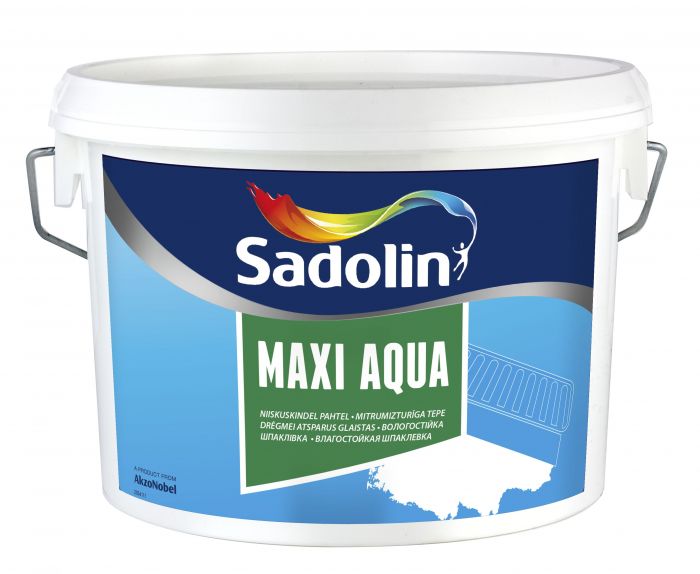 Niiskuskindel pahtel Sadolin Maxi Aqua 2,5 l