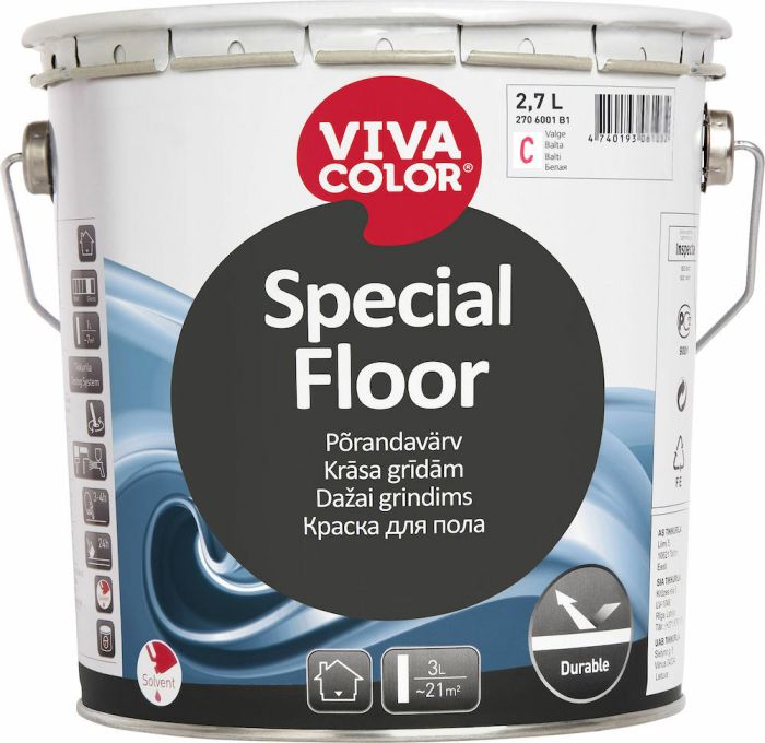 Põrandavärv Vivacolor Special Floor C 2,7 l