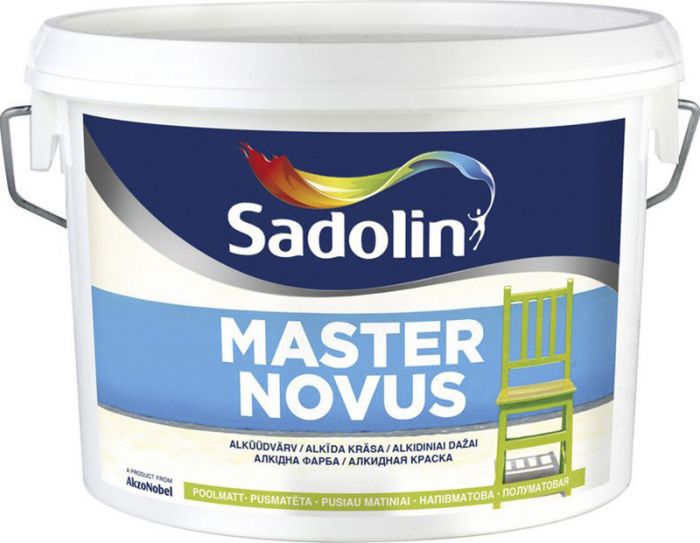 Universaalvärv Sadolin Master Novus BC ainult toonimiseks 2,33 l, poolmatt