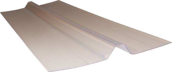 Harjaplaat PVC läbipaistev 1,5 x 180 x 1100 mm