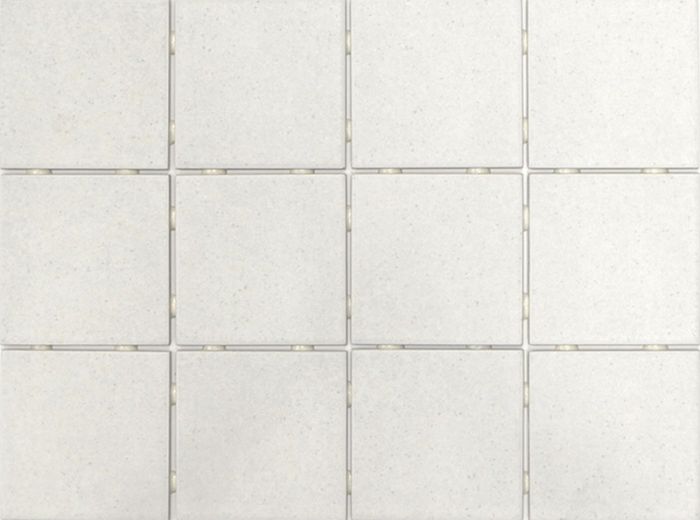 Põrandaplaat Bien Tundra Dot valge 10 x 10 cm