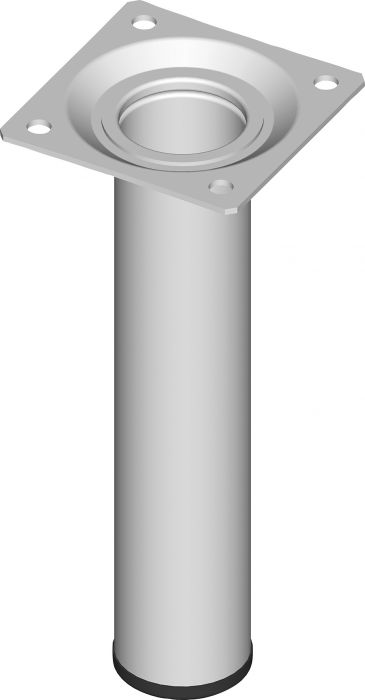 Mööblijalg Element System ümar valge 150 mm ⌀ 30 mm