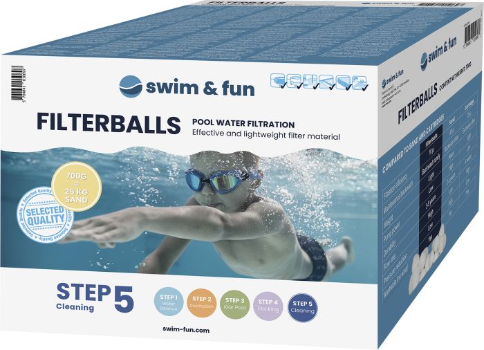 Filterpallid 350 g Swim&Fun