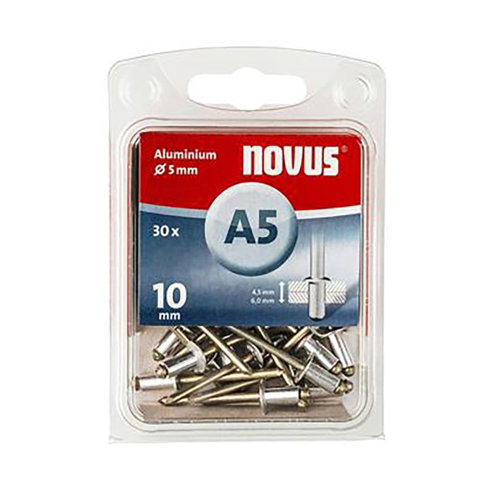 Alumiinium needid Novus A5 x 10 mm 30 tk