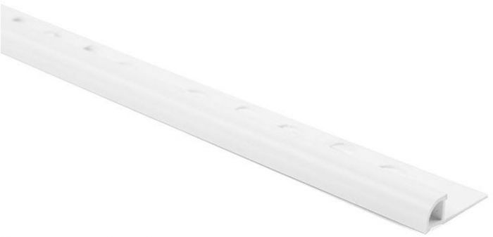 Plaadiliist PVC valge, 10 x 2500 mm