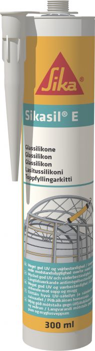 Silikoon- hermeetik Sikasil- E, 300 ml, valge