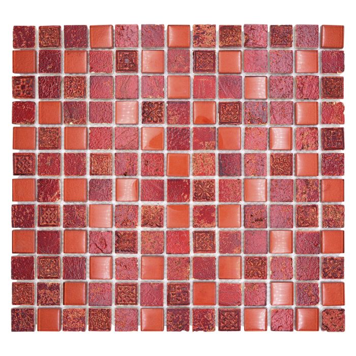 Mosaiik punane 30,5 x 32,5 cm
