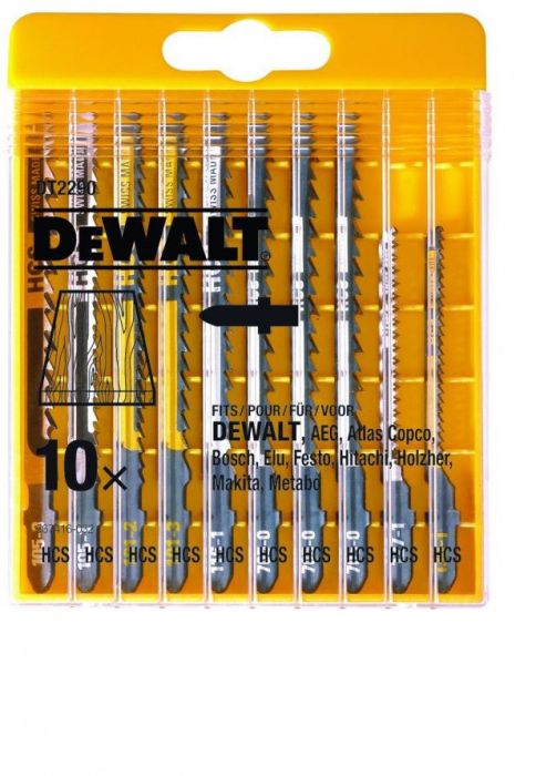 Tikksaeterade komplekt DeWalt DT2290-QZ 10 tk
