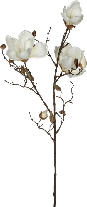 Kunstlill magnolia 88 cm valge