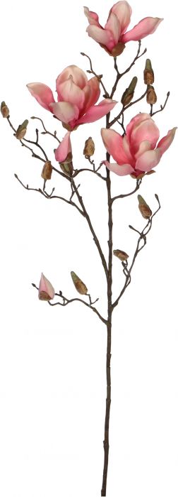 Kunstlill magnolia 88 cm roosa