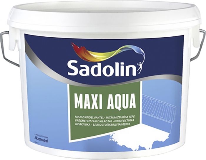 Niiskuskindel pahtel Sadolin Maxi Aqua 10 l