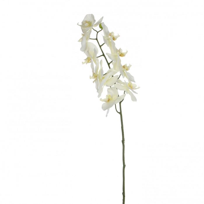 Kunstlill orhidee 76 cm, valge