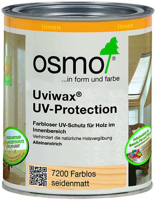 Õlivaha Osmo UVIWAX® UV-kaitsega 7200 värvitu siidjasmatt 0,75 l