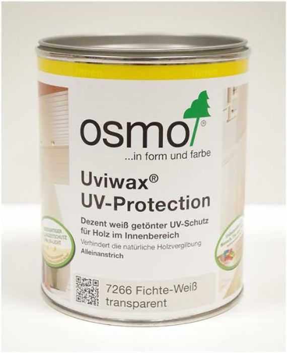 Õlivaha Osmo UVIWAX® UV-kaitsega 7266 läbipaistev valge 0,75 l