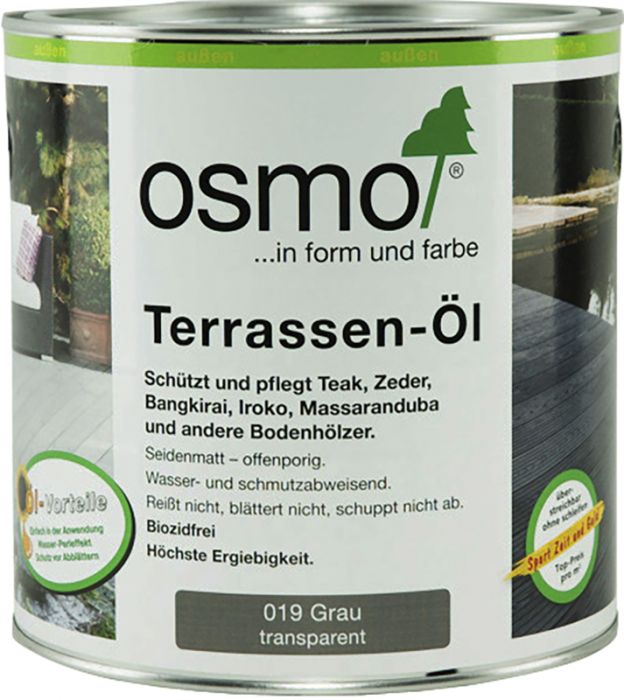 Terrassiõli Osmo Terrassen-Öl 019 hall 0,75 l