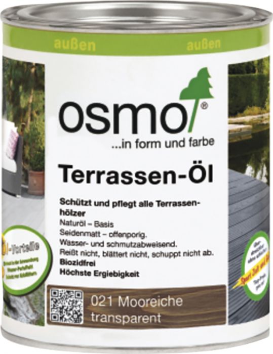 Terrassiõli Osmo Terrassen-Öl 021 Raba tamm 0,75 l