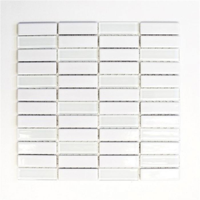 Mosaiik Mix valge läikiv 29,5 x 29 cm