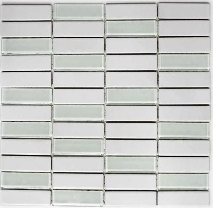 Mosaiik Mix valge matt 29,5 x 29 cm